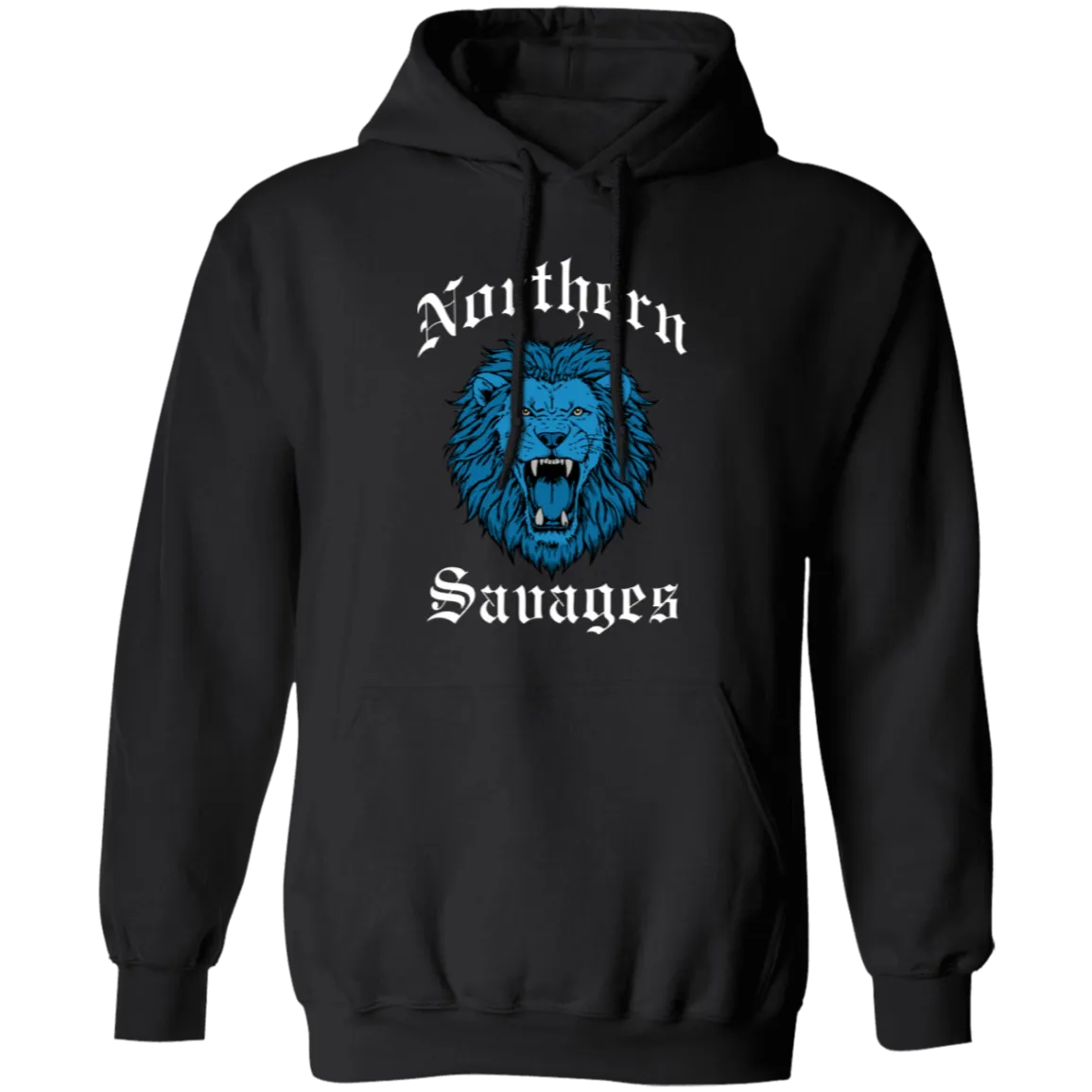 Northern Savages - Honolulu Blue + White Classic Unisex Hoodie