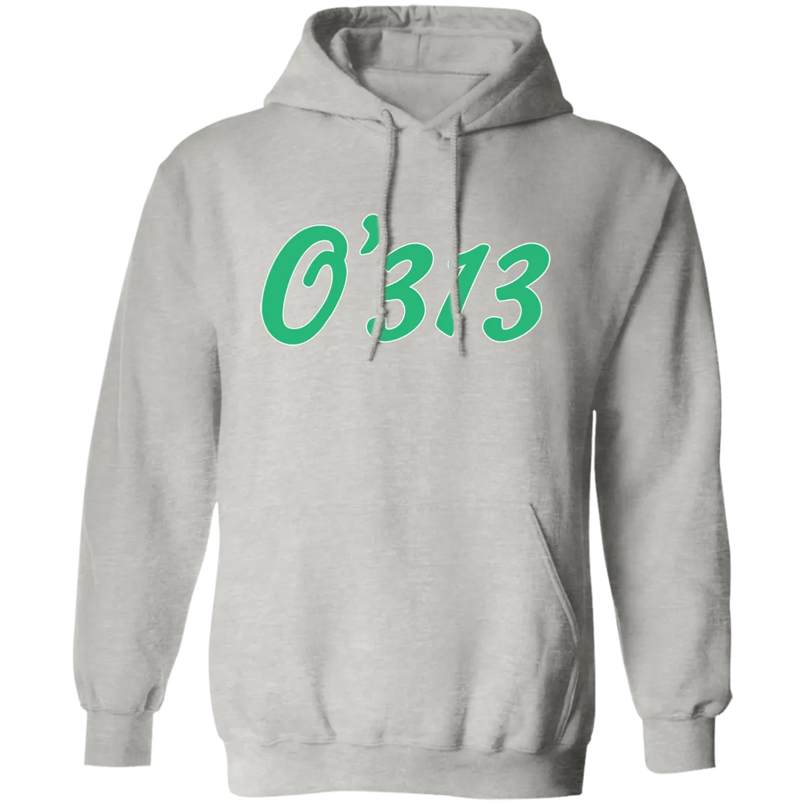 O'313 - Green White Classic Unisex Hoodie