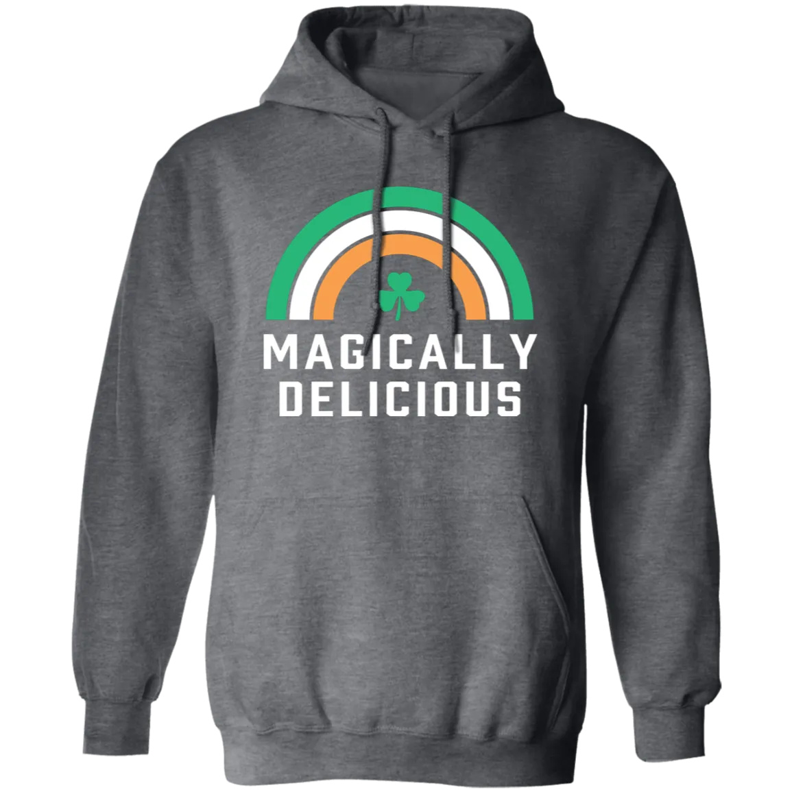 Magically Delicious - Green White Orange Classic Unisex Hoodie