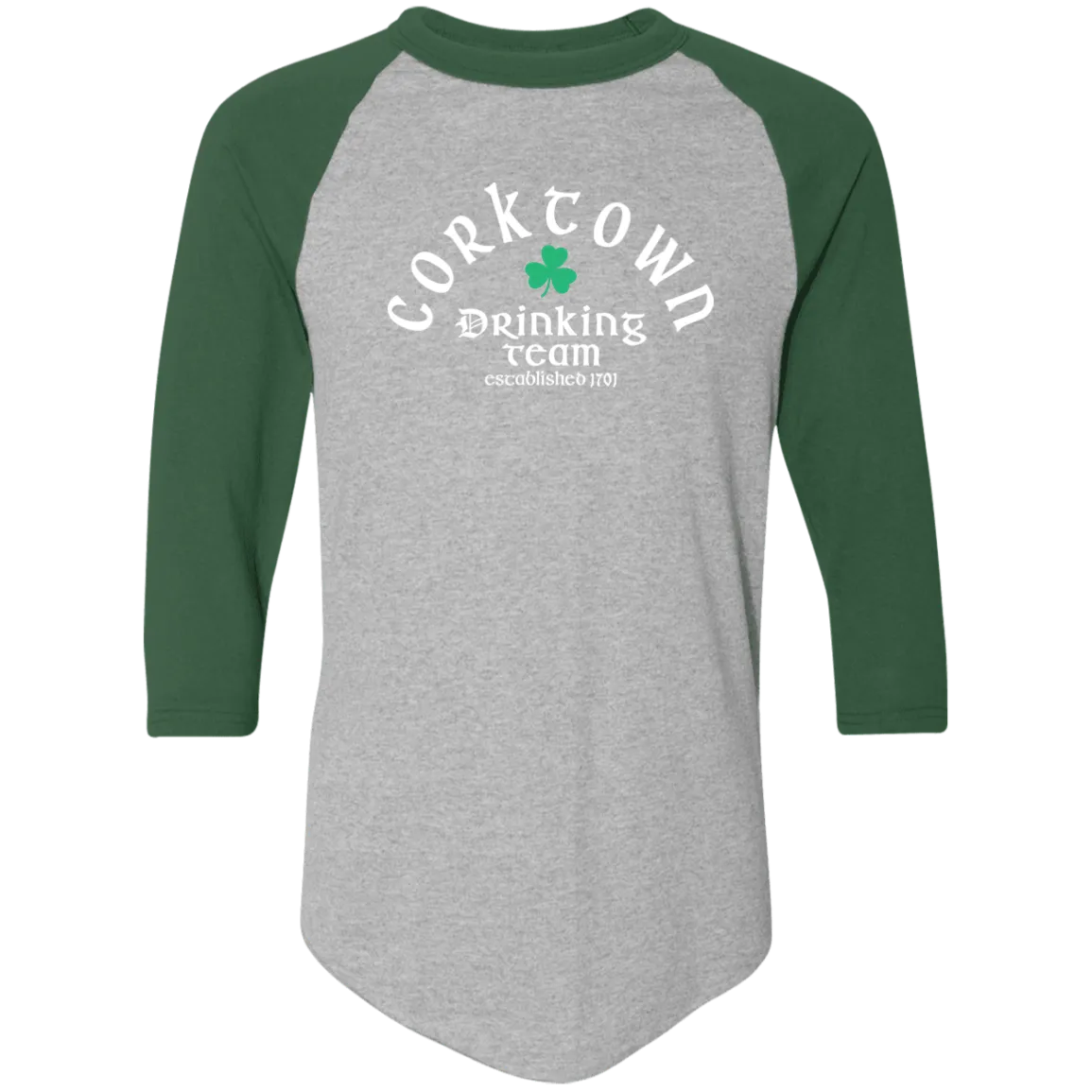 Corktown Drinking Team - White Classic Raglan Jersey