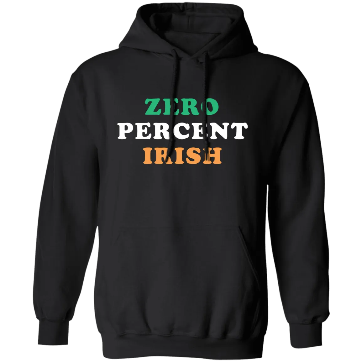 Zero Percent Irish - Green White Orange Classic Unisex Hoodie