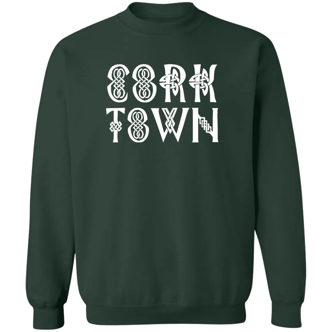 Cork Town Celtic - White Classic Crewneck Sweatshirt
