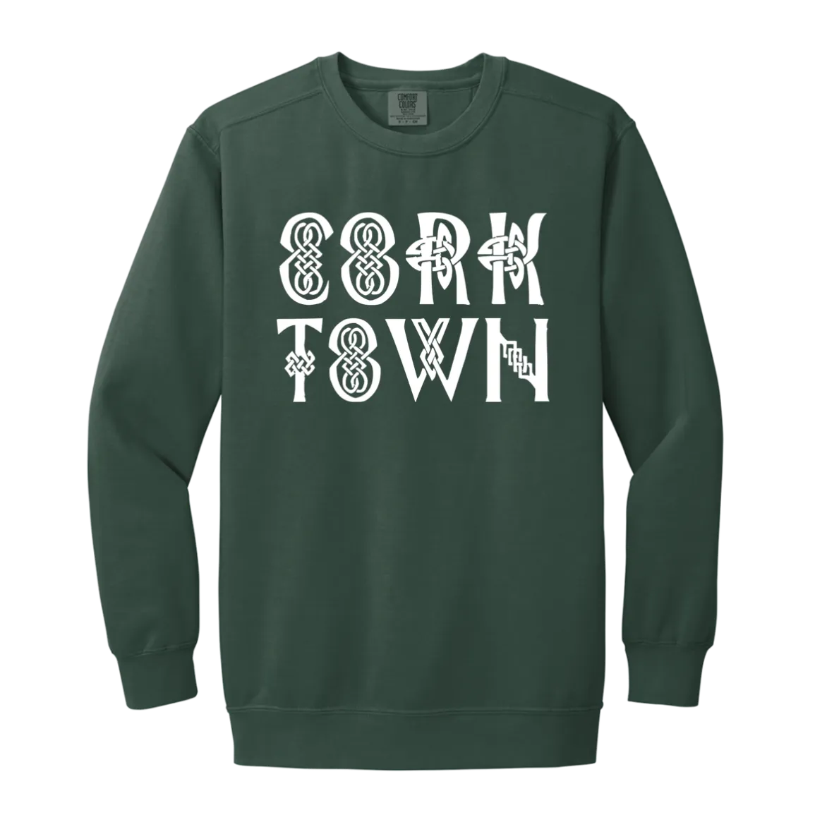 Cork Town Celtic - White Vintage Wash Crewneck Sweatshirt
