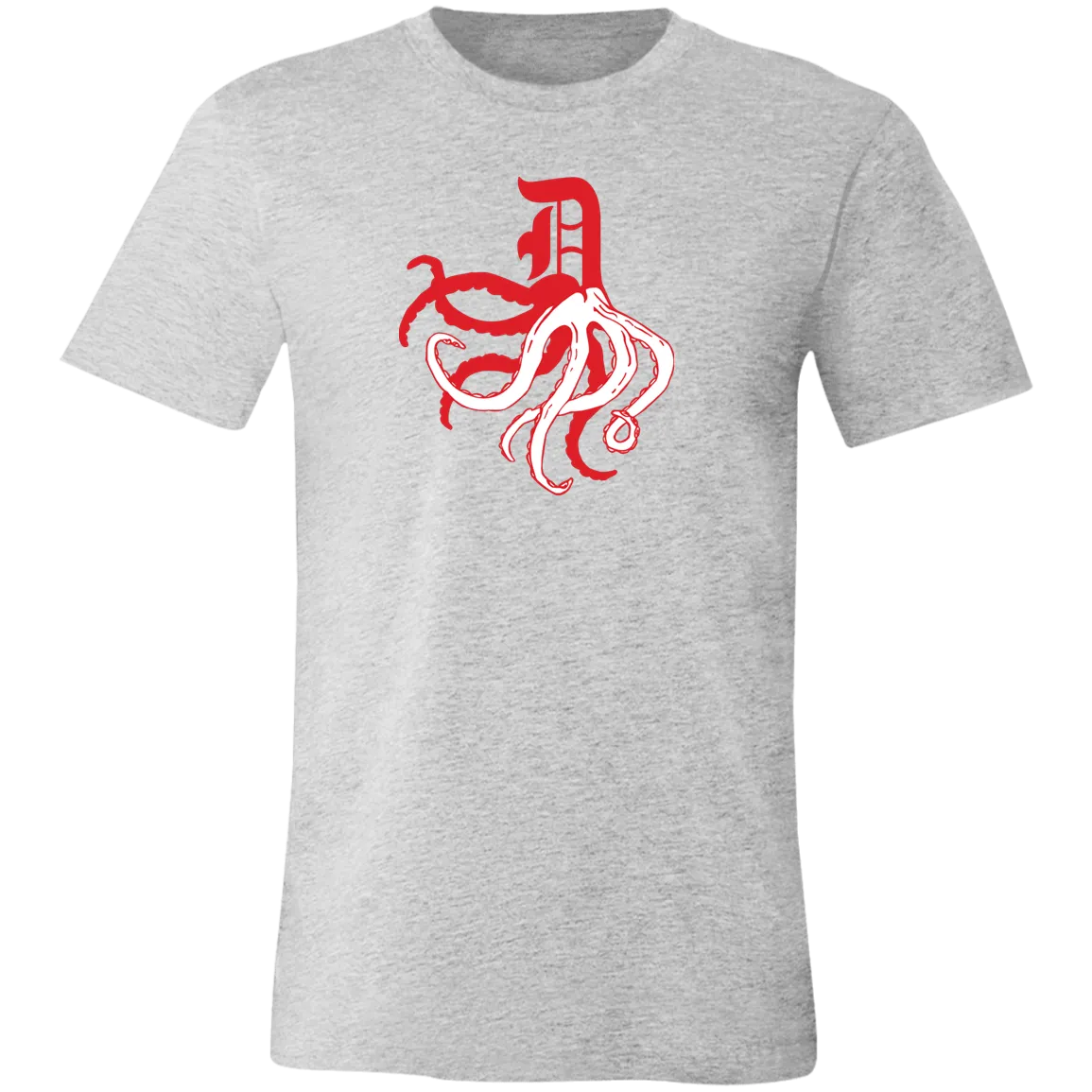 D Octopus - Red Unisex Classic T-Shirt
