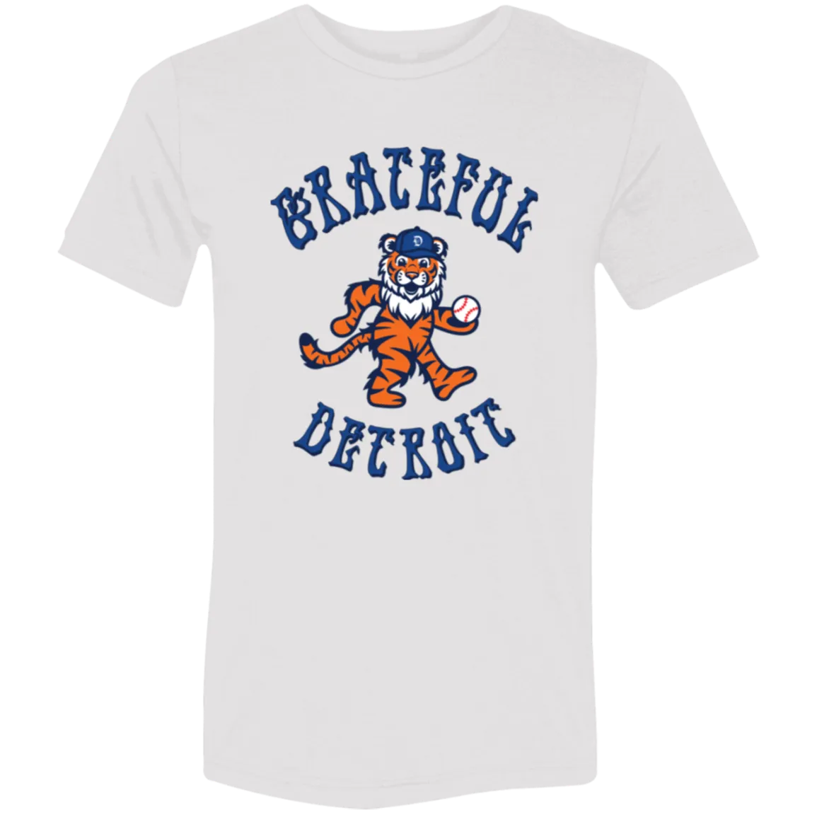 Grateful Detroit - Blue Unisex Triblend T-Shirt