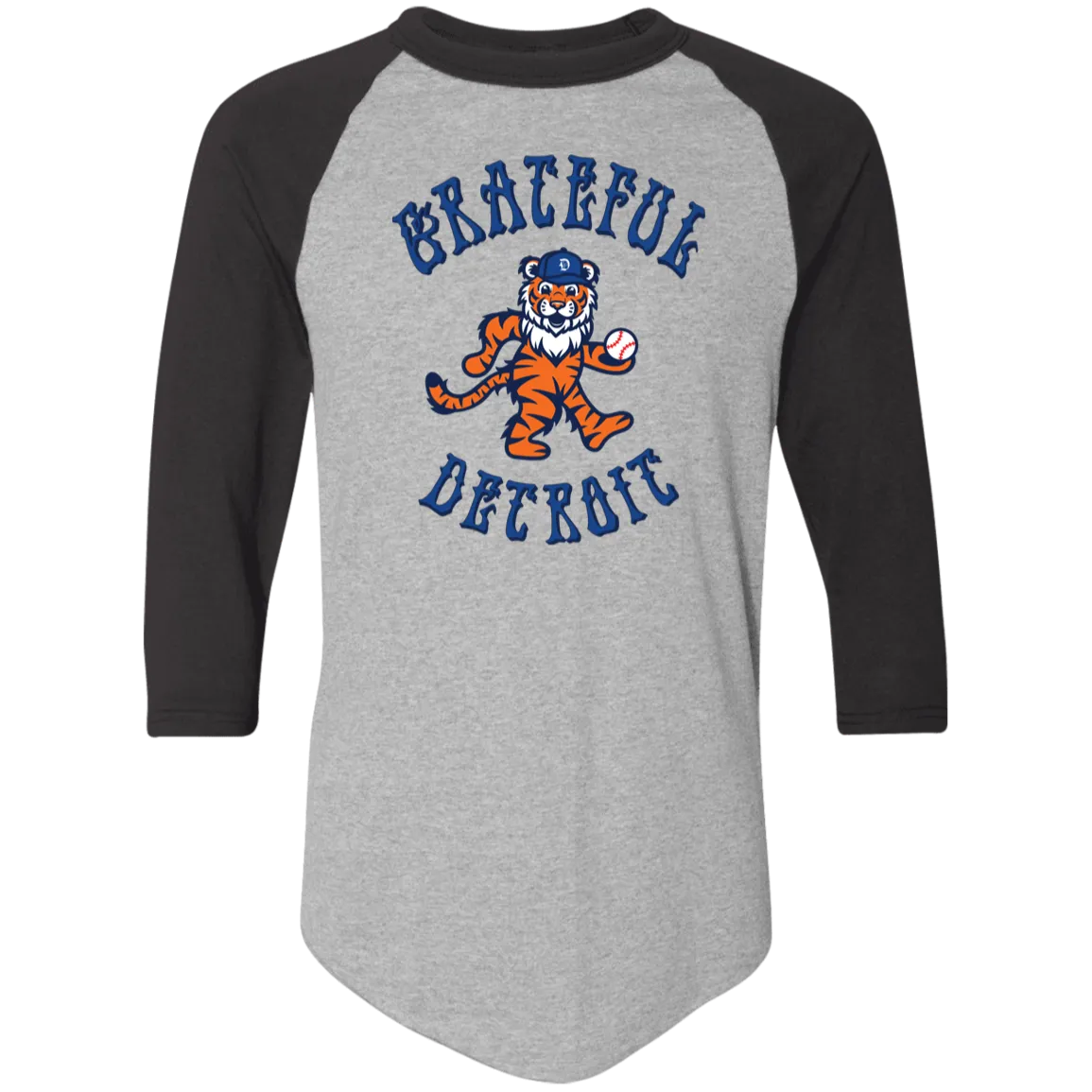 Grateful Detroit - Blue Classic Raglan Jersey