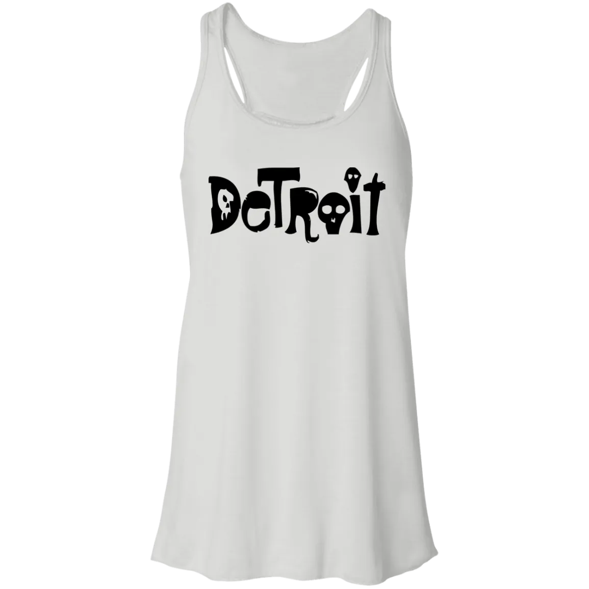 Vintage DWD Detroit Skulls Flowy Racerback Tank