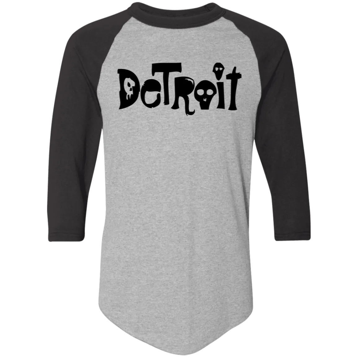 Vintage DWD Detroit Skulls Classic Raglan Jersey