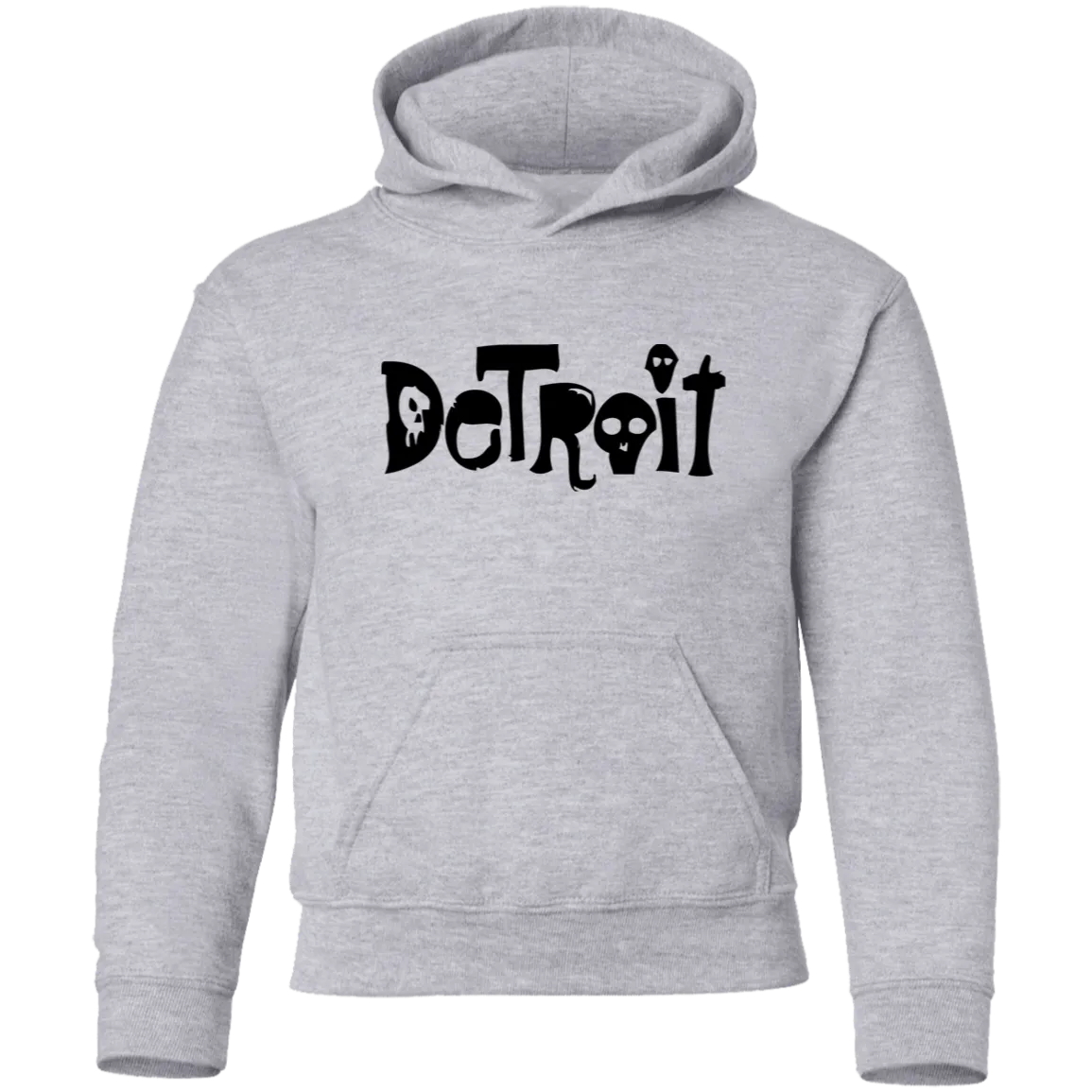 Vintage DWD Detroit Skulls Kids Unisex Classic Hoodie