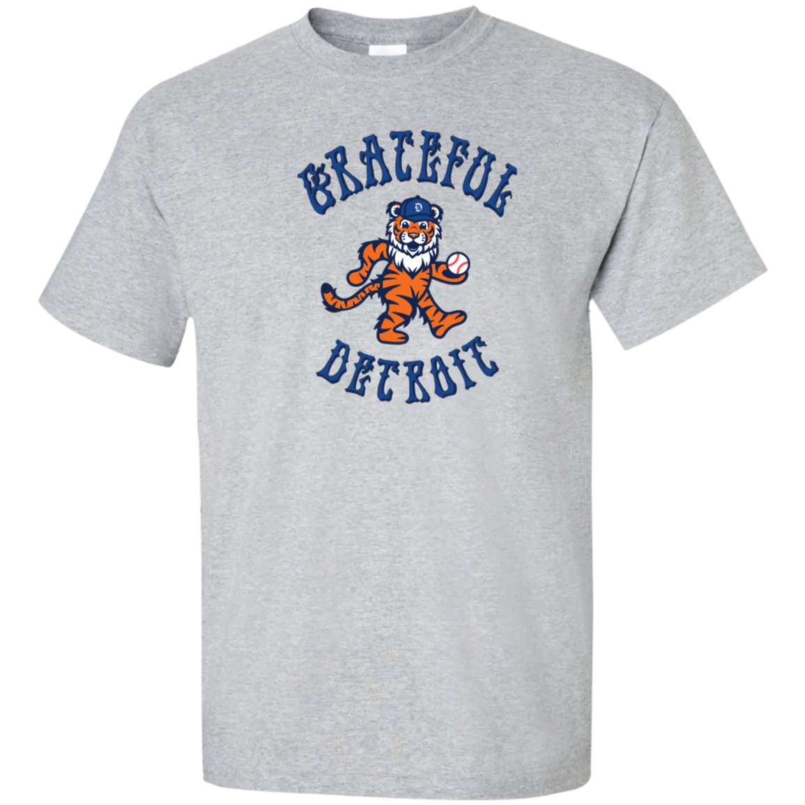 Grateful Detroit - Blue Tall Ultra Cotton T-Shirt