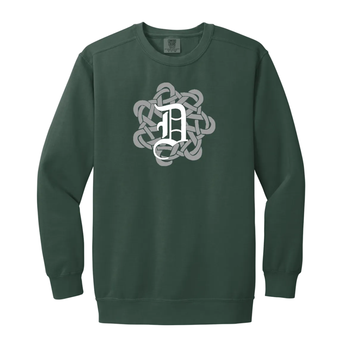 Celtic Knot Detroit D Vintage Wash Crewneck Sweatshirt