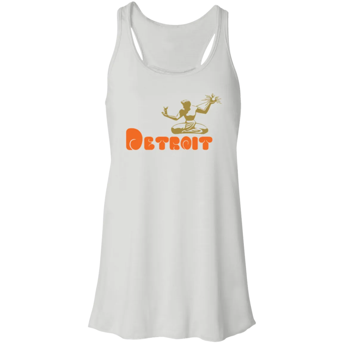 Classic  DWD Spirit of Detroit Flowy Racerback Tank