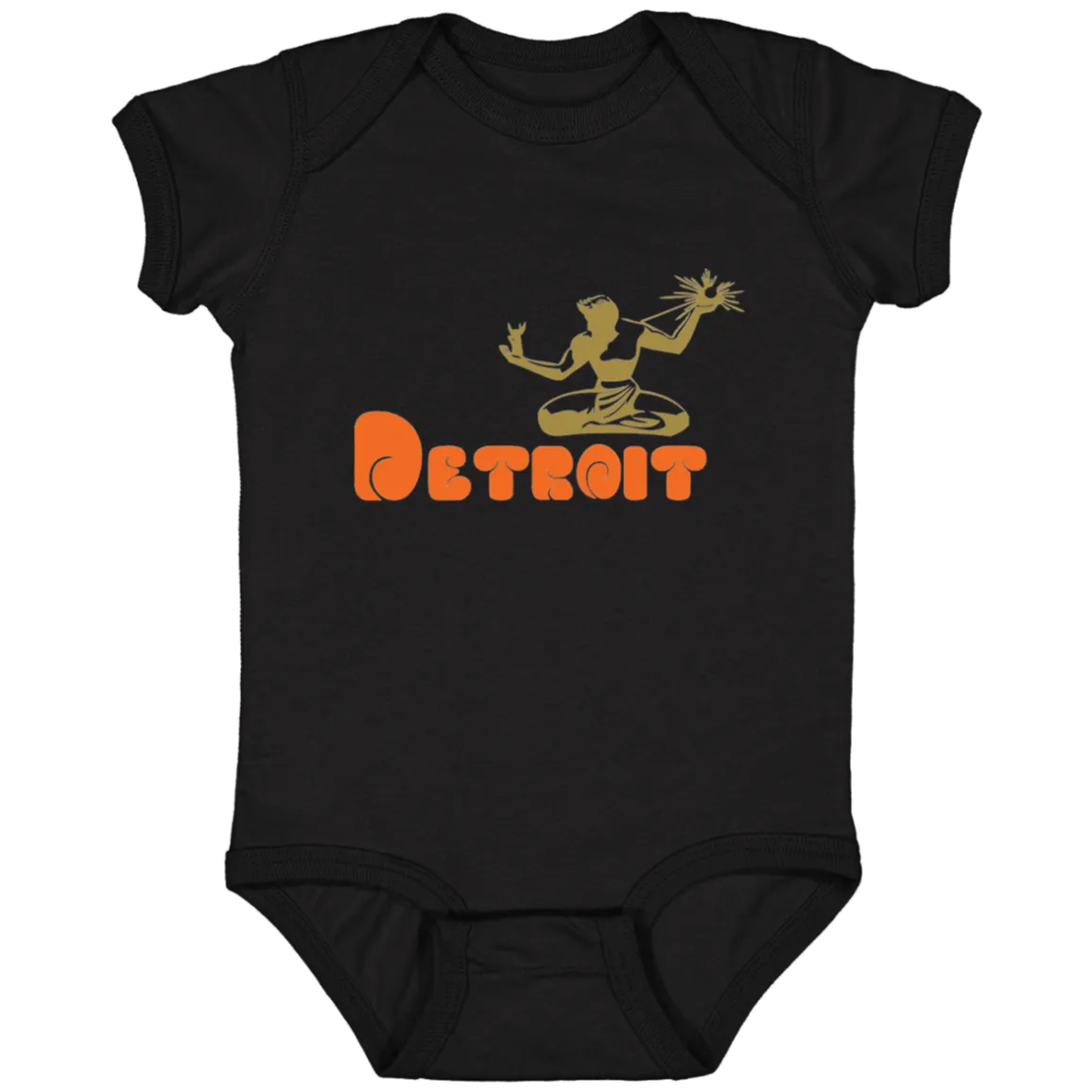 Classic  DWD Spirit of Detroit Infant Baby Onsie Bodysuit