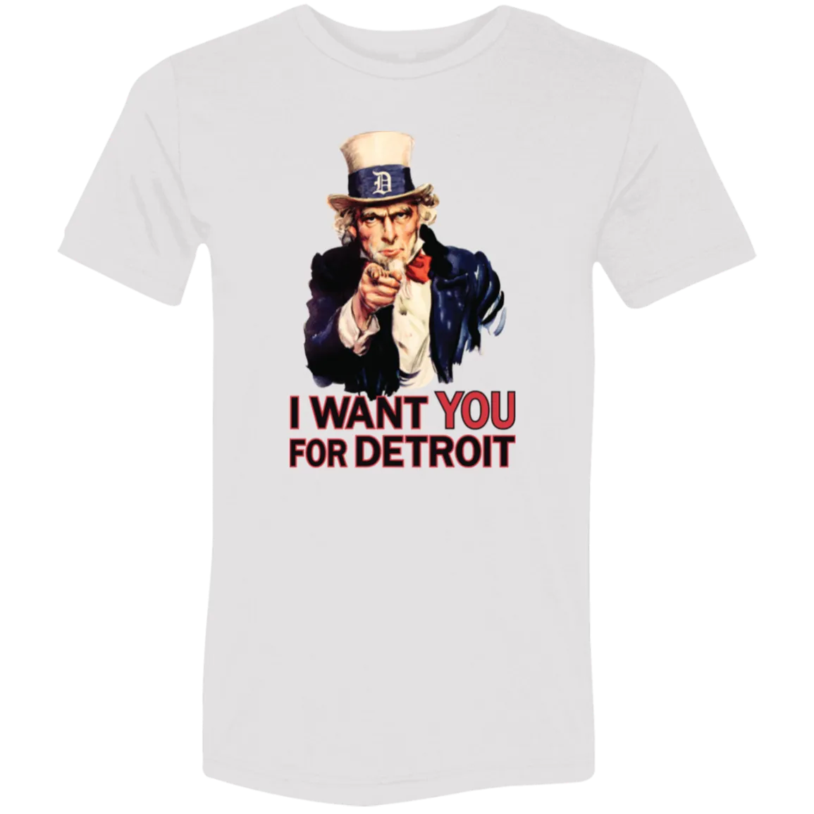 I Want You For Detroit Unisex Triblend T-Shirt