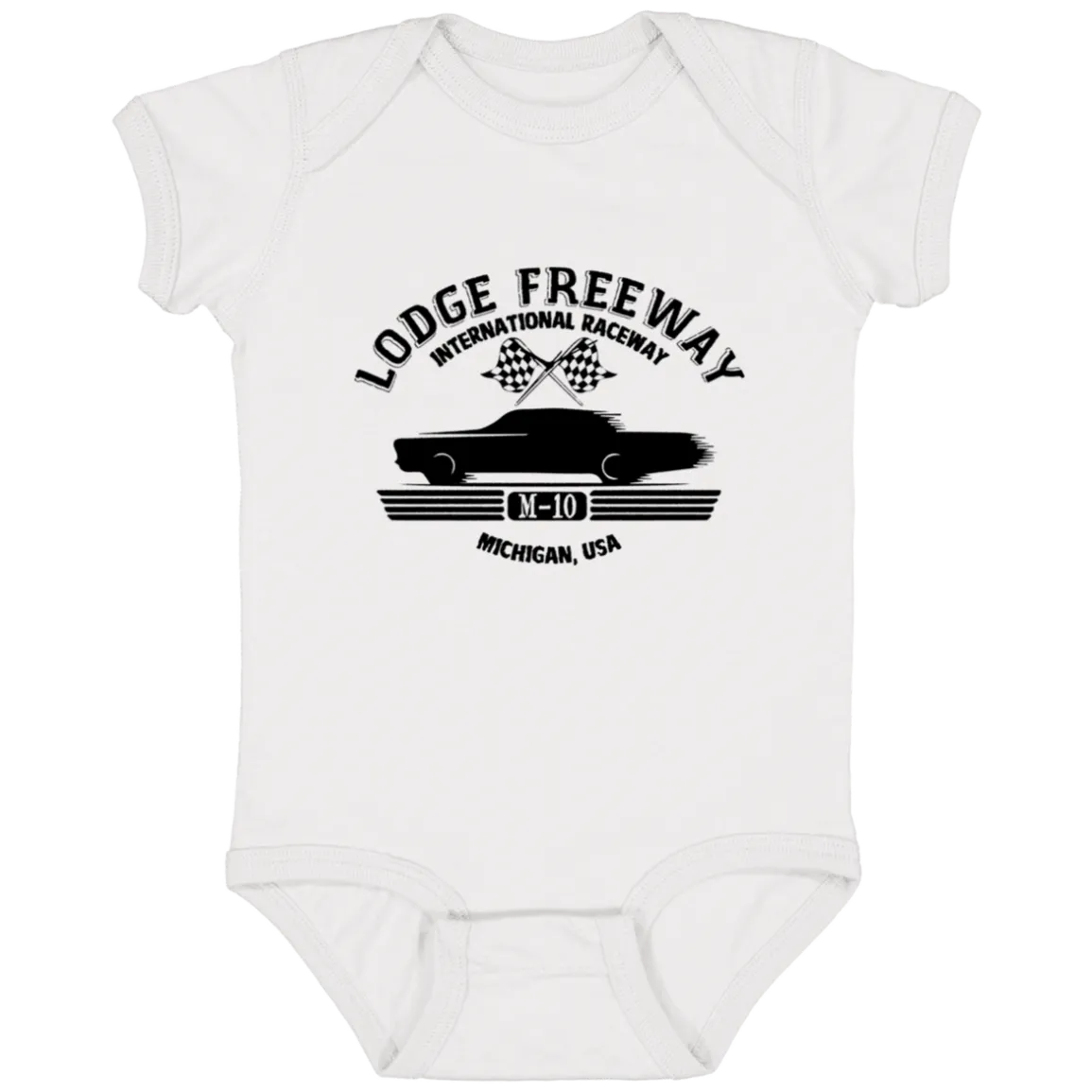 Lodge Freeway International Raceway Infant Baby Onsie Bodysuit