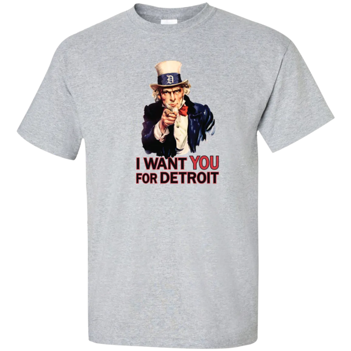 I Want You For Detroit Tall Ultra Cotton T-Shirt