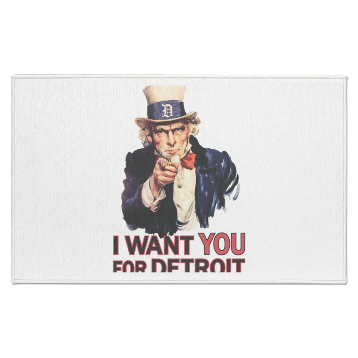 I Want You For Detroit Indoor Accent Doormat