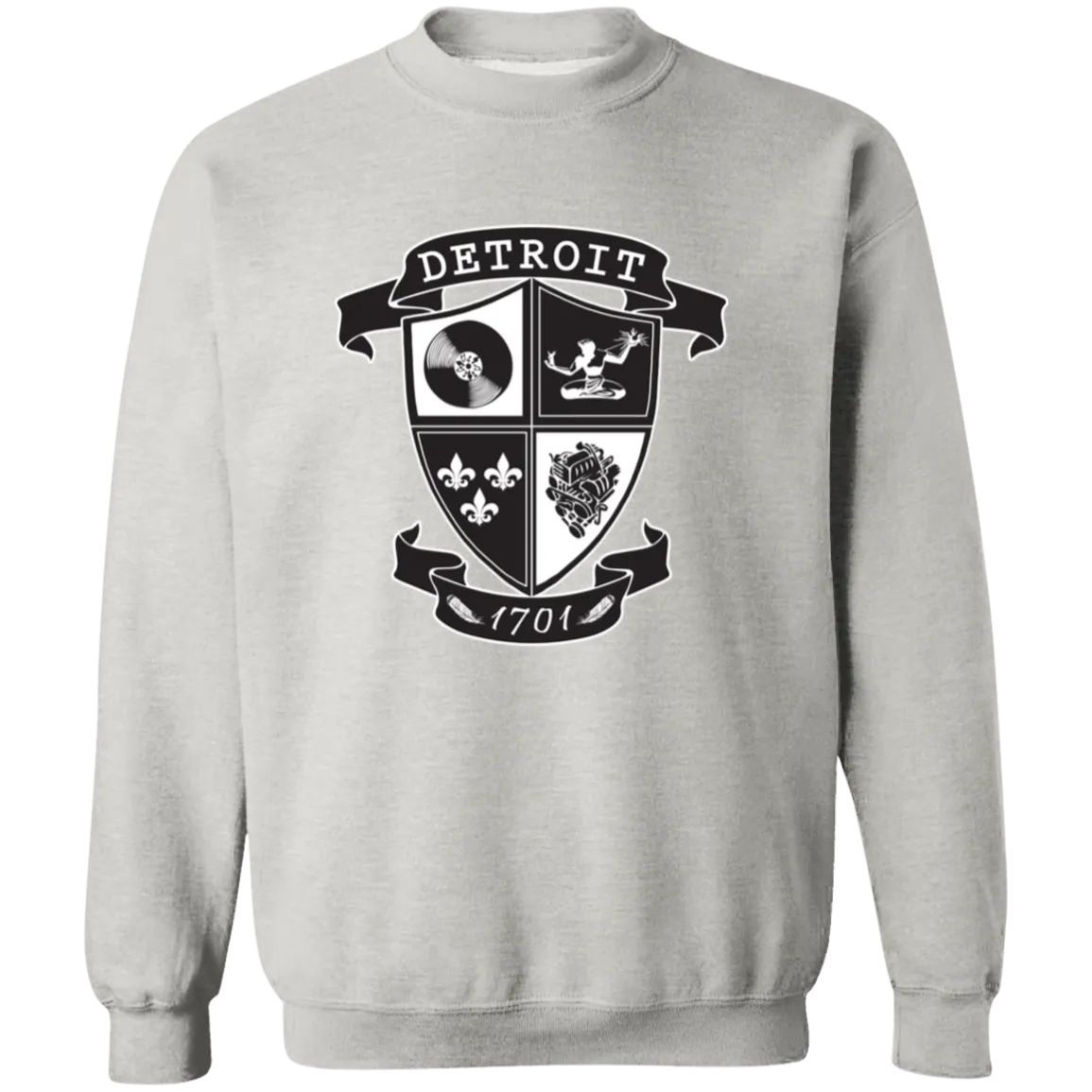 A Detroit Crest Classic Crewneck Sweatshirt