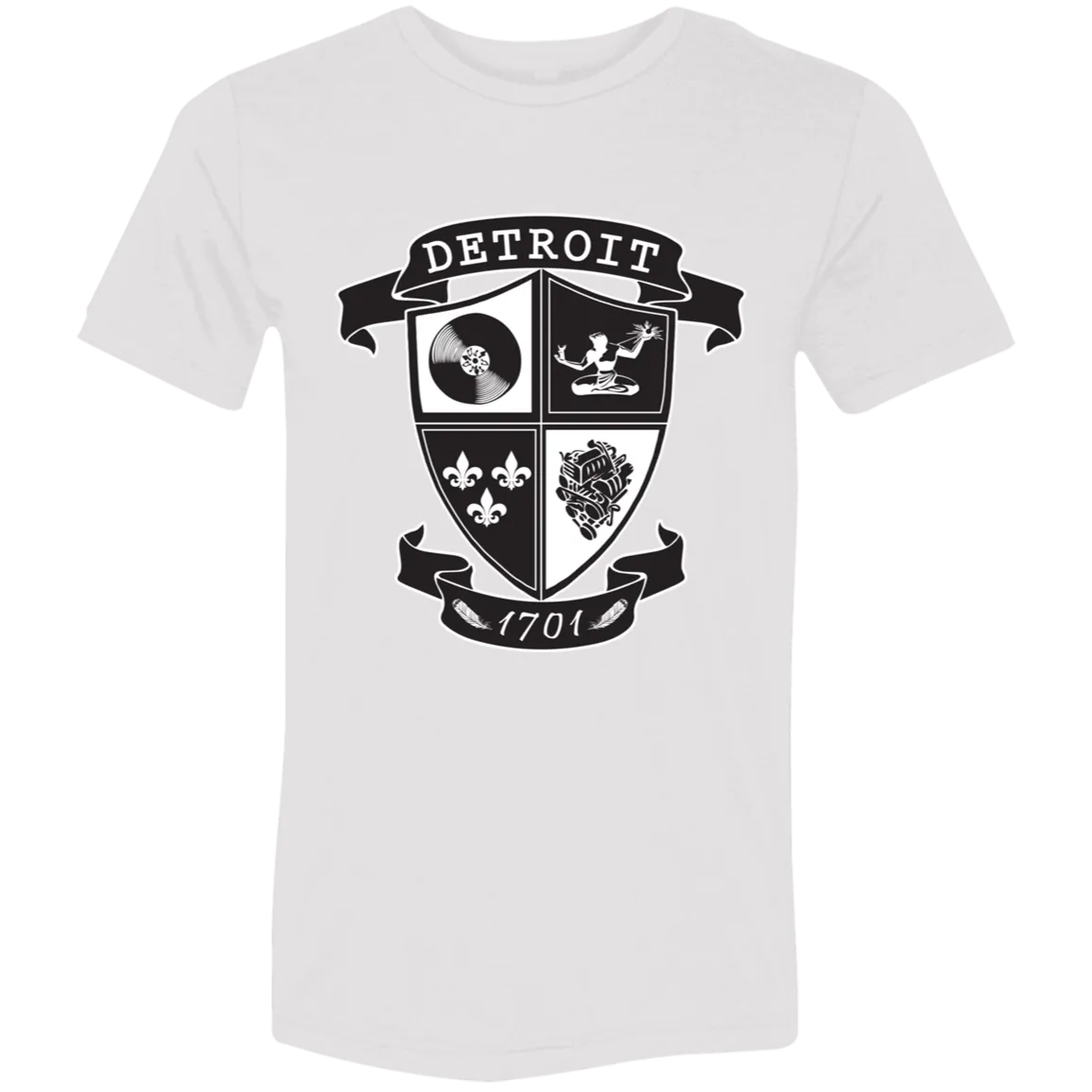 A Detroit Crest Unisex Triblend T-Shirt