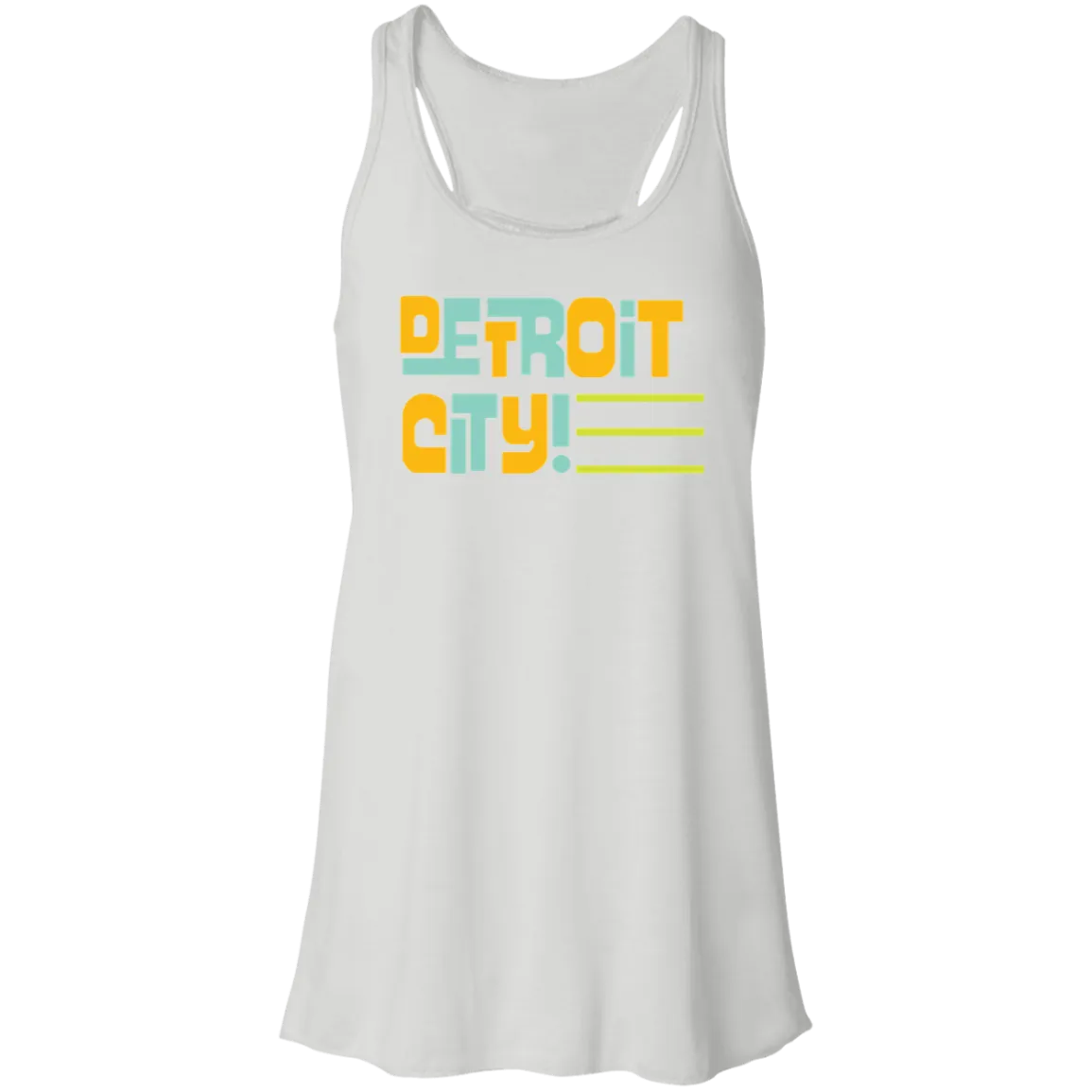 Classic DWD Detroit City Flowy Racerback Tank