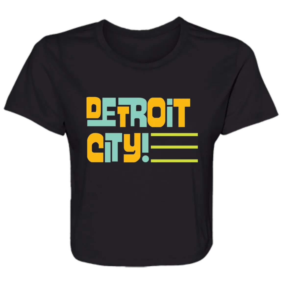 Classic DWD Detroit City Flowy Cropped Tee
