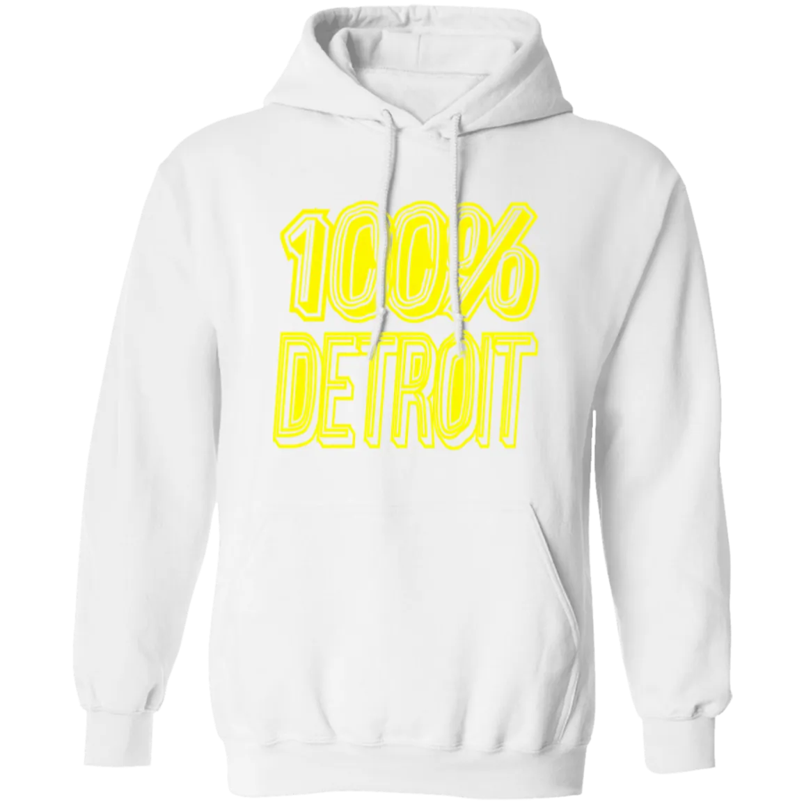 100% Detroit Classic Unisex Hoodie