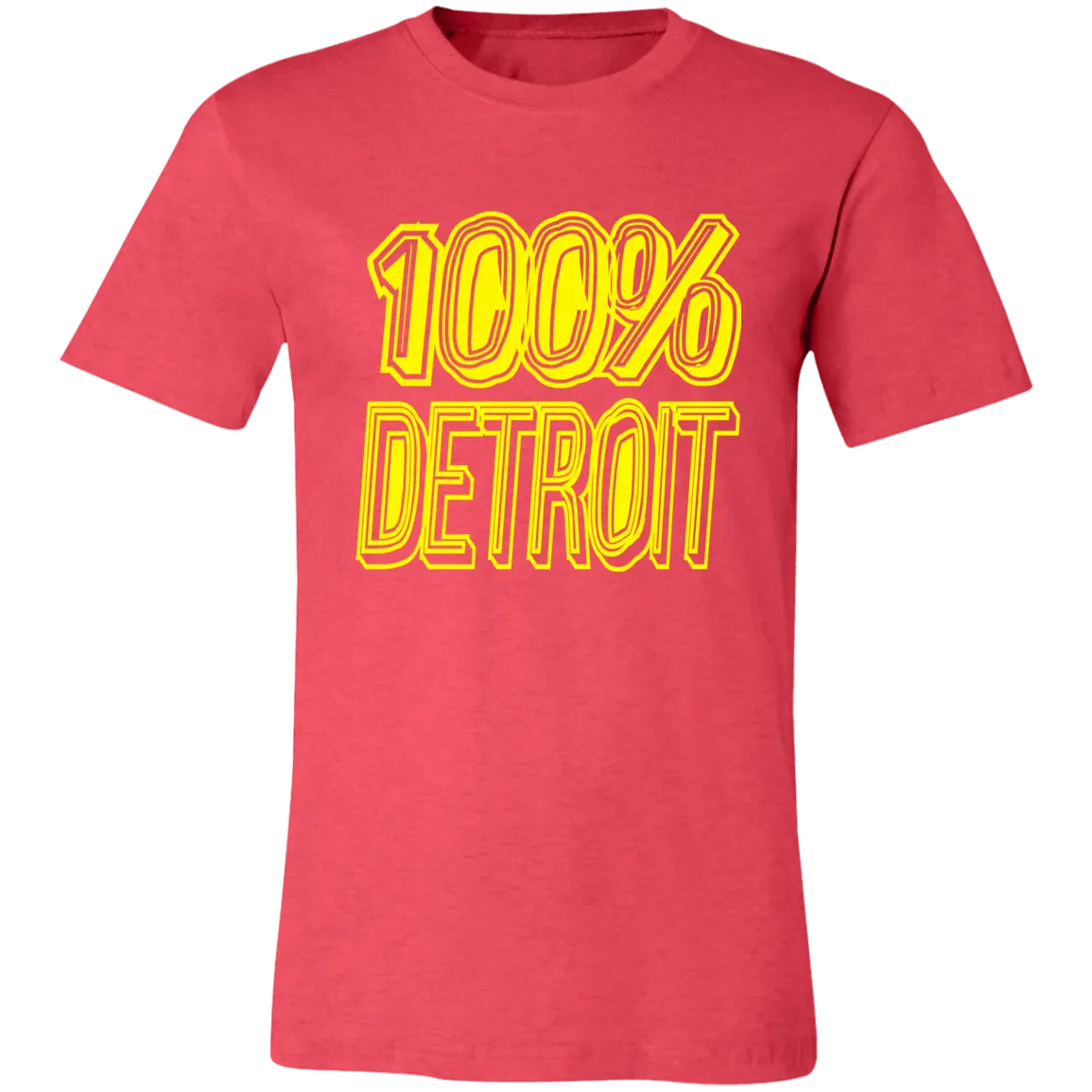 100% Detroit Unisex Classic T-Shirt