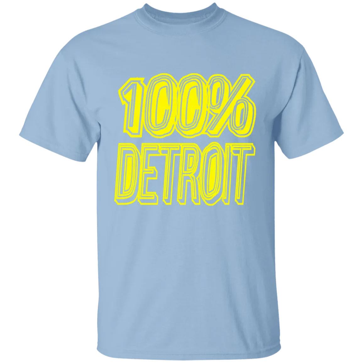 100% Detroit Unisex Youth Classic T-Shirt