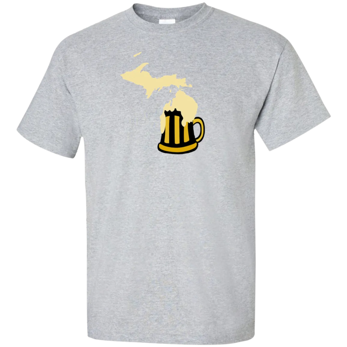Great Michigan Beer State Tall Ultra Cotton T-Shirt