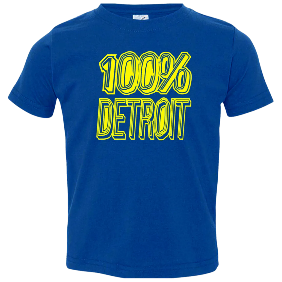 100% Detroit Cute Toddler T-Shirt
