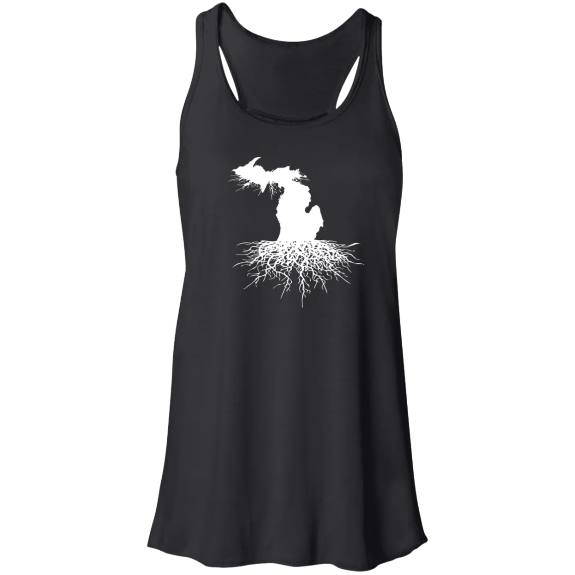 Original Michigan Roots Flowy Racerback Tank