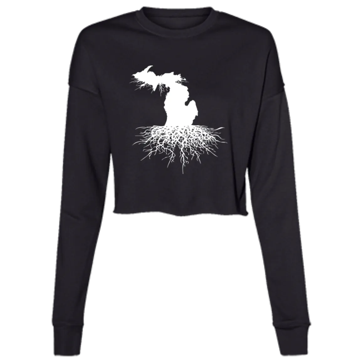 Original Michigan Roots Women's Cropped Crewneck Sweatshirt