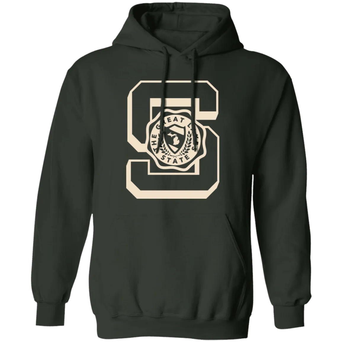 Michigan Big S - Ivory Unisex Classic Hoodie