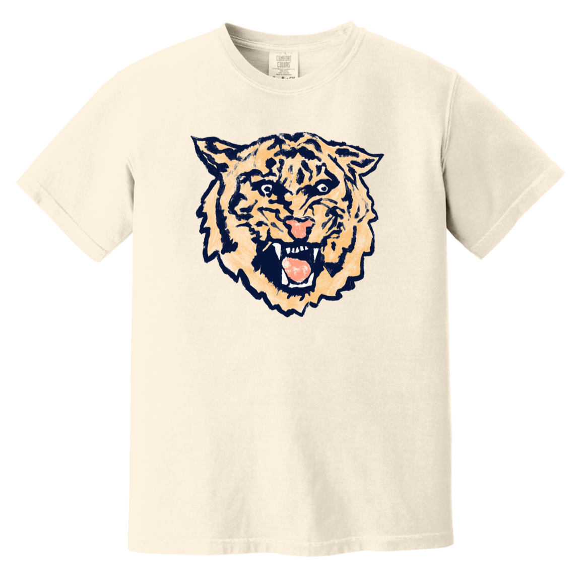 Tigercat - Orange Vintage Washed T-Shirt