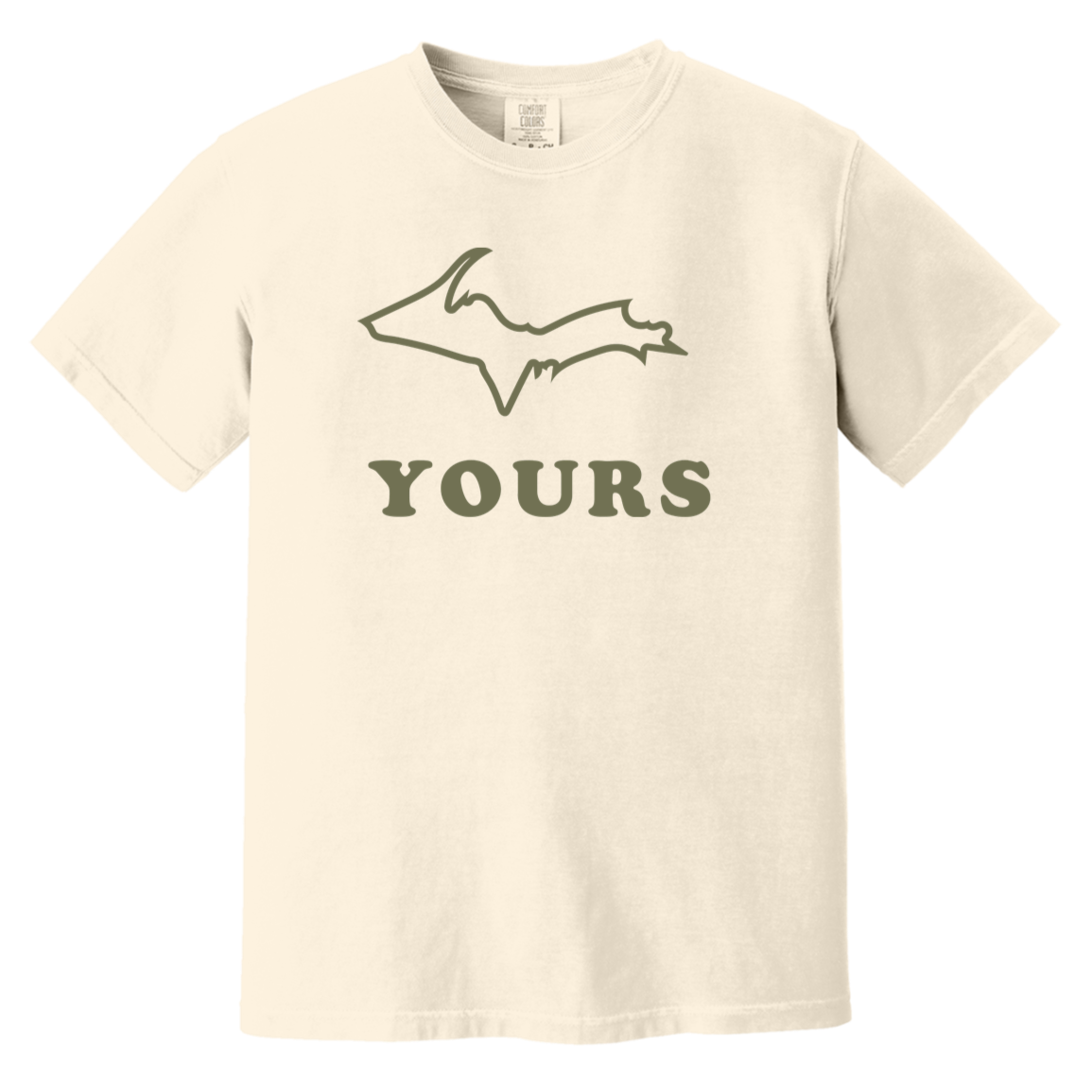 UP Yours - Moss Green Vintage Wash T-Shirt