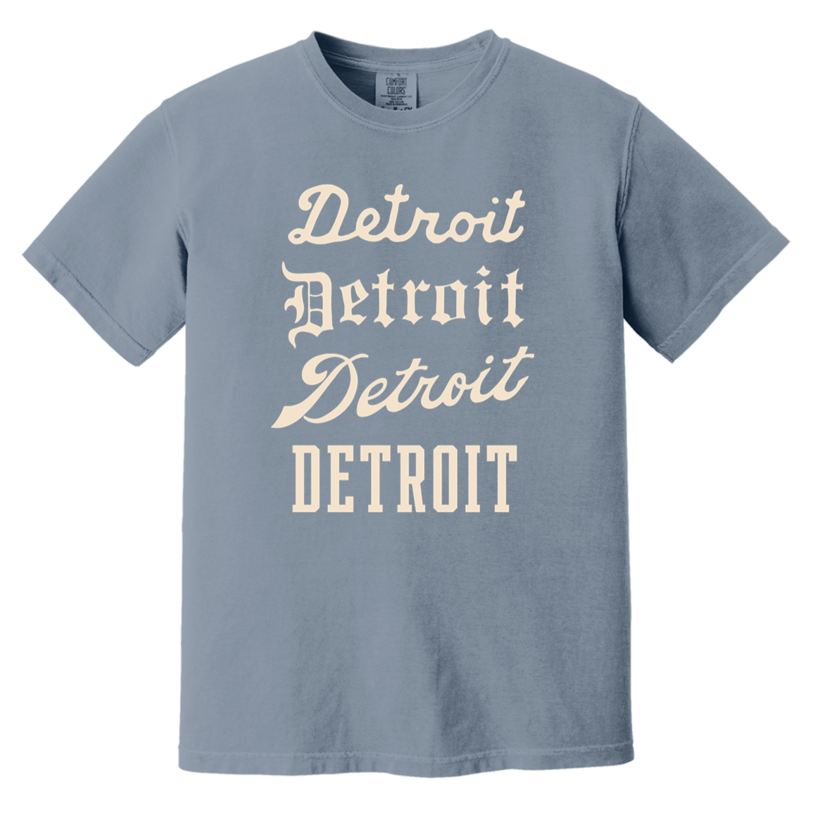 Detroit Stack - Ivory Vintage Washed T-Shirt