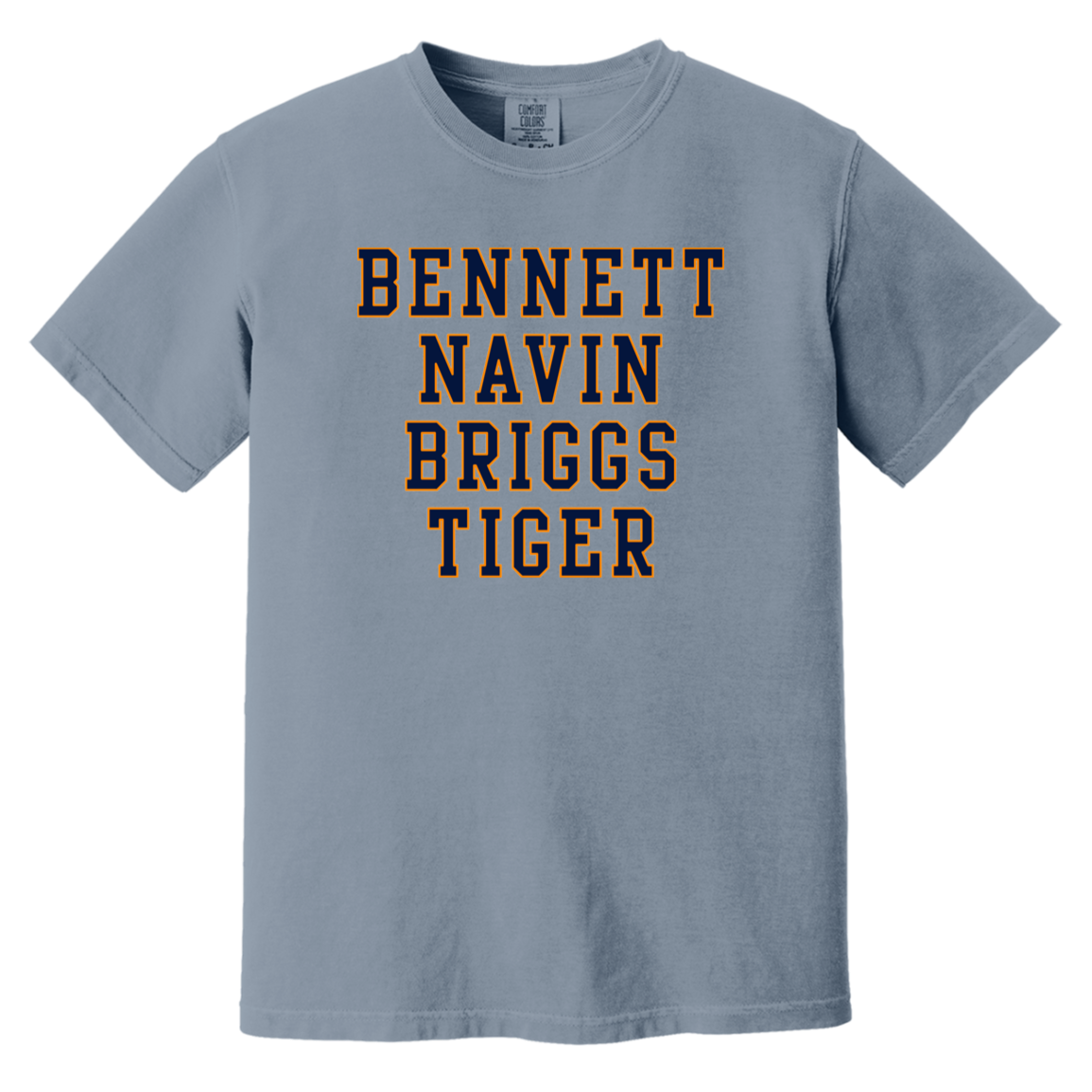 Vintage Stadiums - Navy + Orange Vintage Washed T-Shirt
