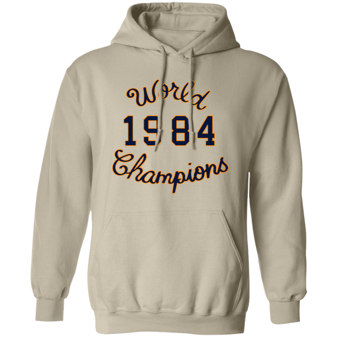 World Champions - Navy + Orange Unisex Classic Hoodie
