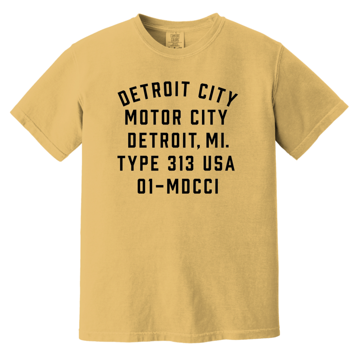 Detroit Work - Black Vintage Wash T-Shirt