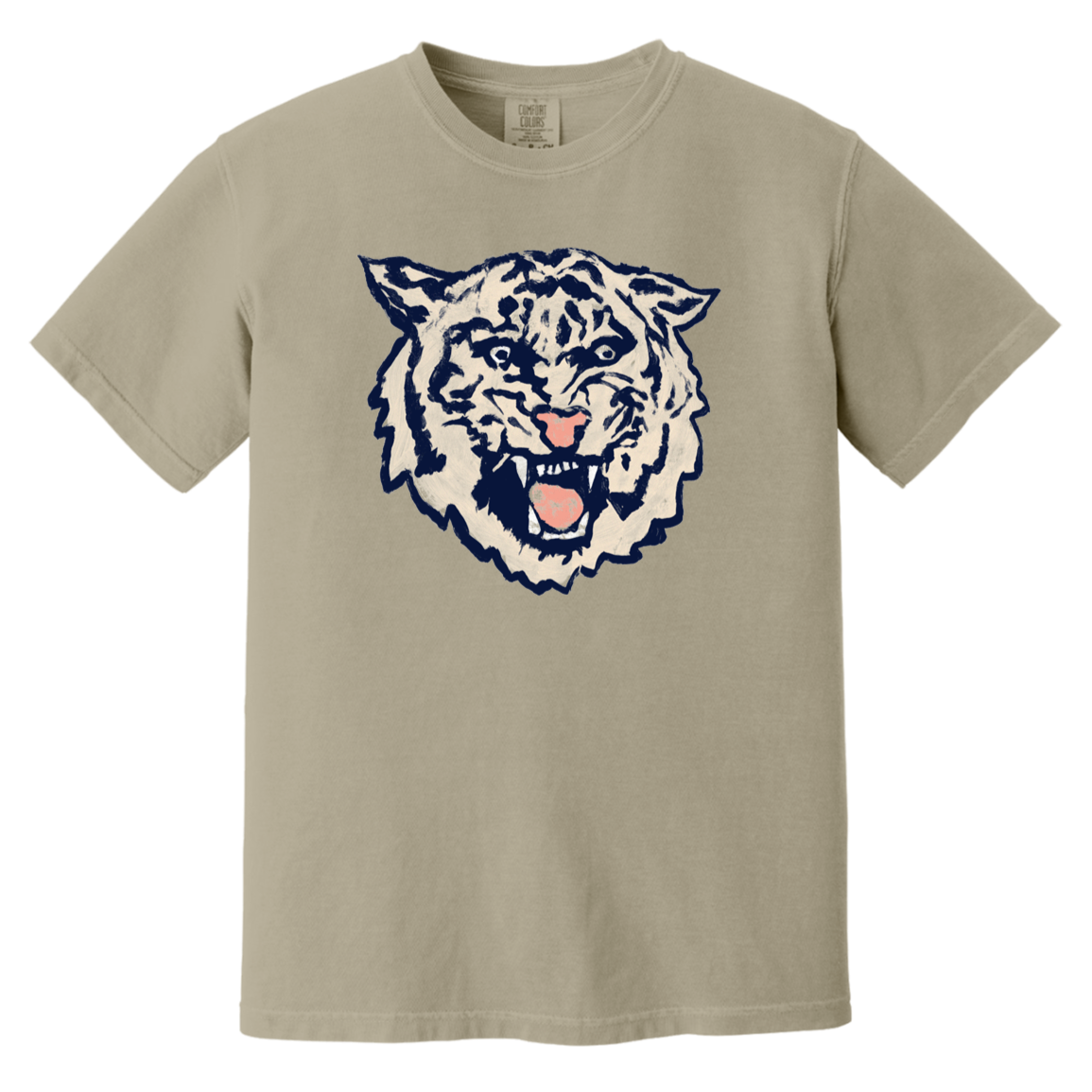 Tigercat - Ivory Vintage Washed T-Shirt