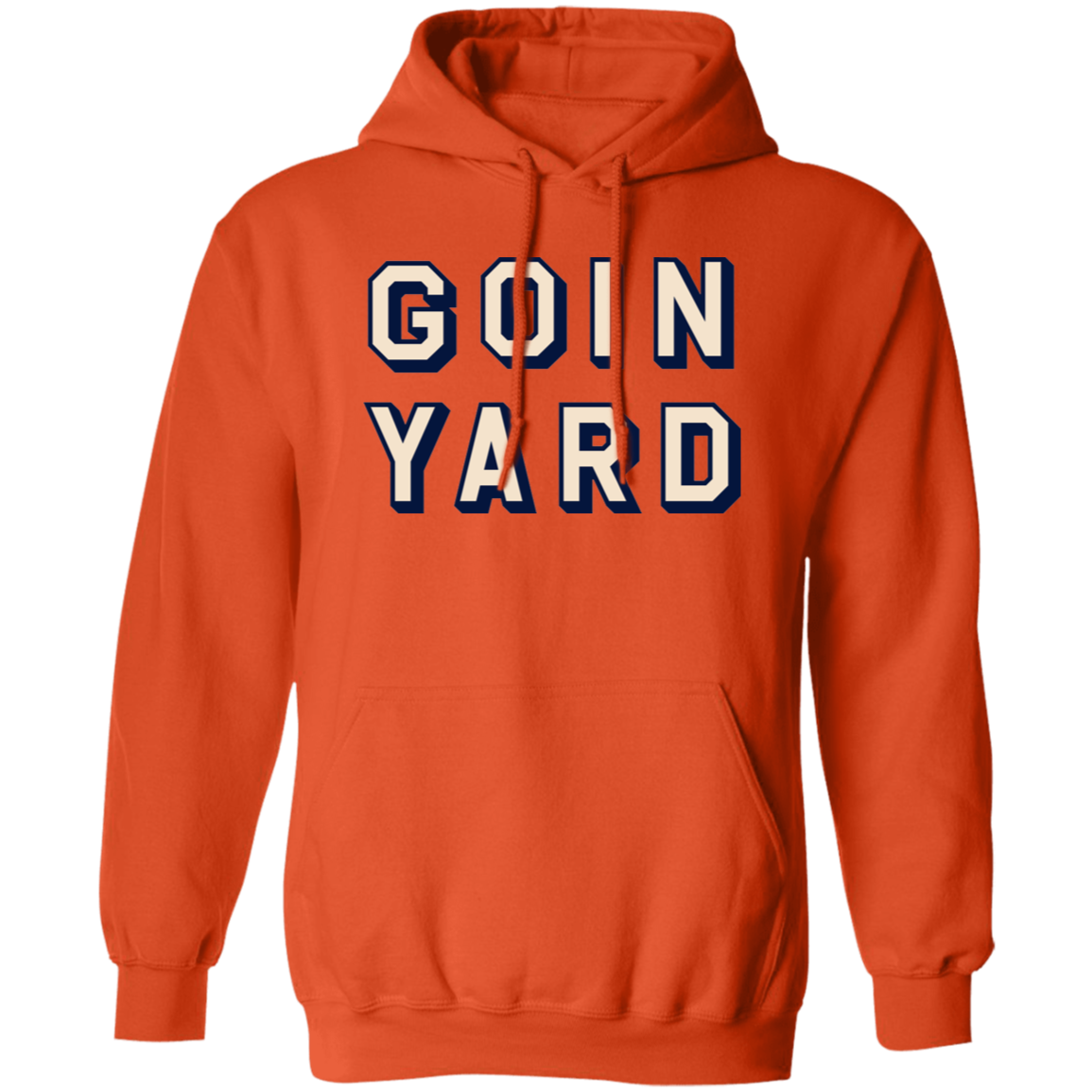 Goin Yard - Ivory + Navy Unisex Classic Hoodie