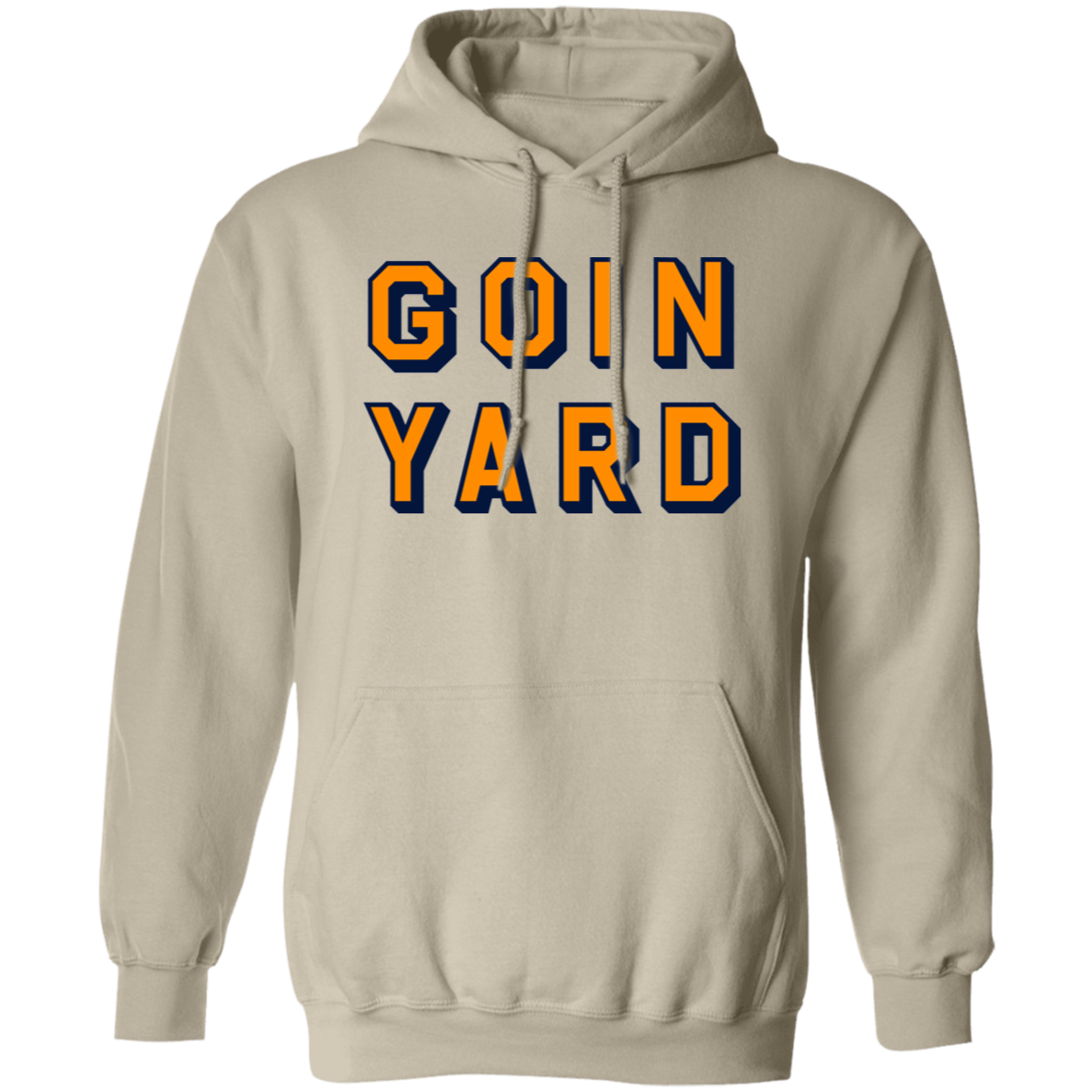 Goin Yard - Orange + Navy Unisex Classic Hoodie