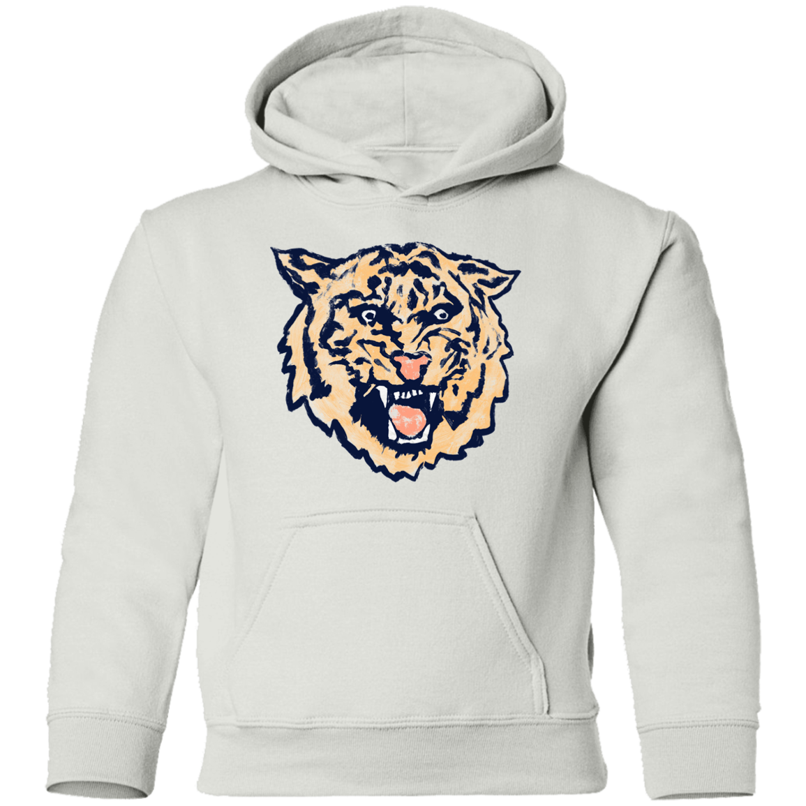 Tigercat - Orange Kids Unisex Classic Hoodie