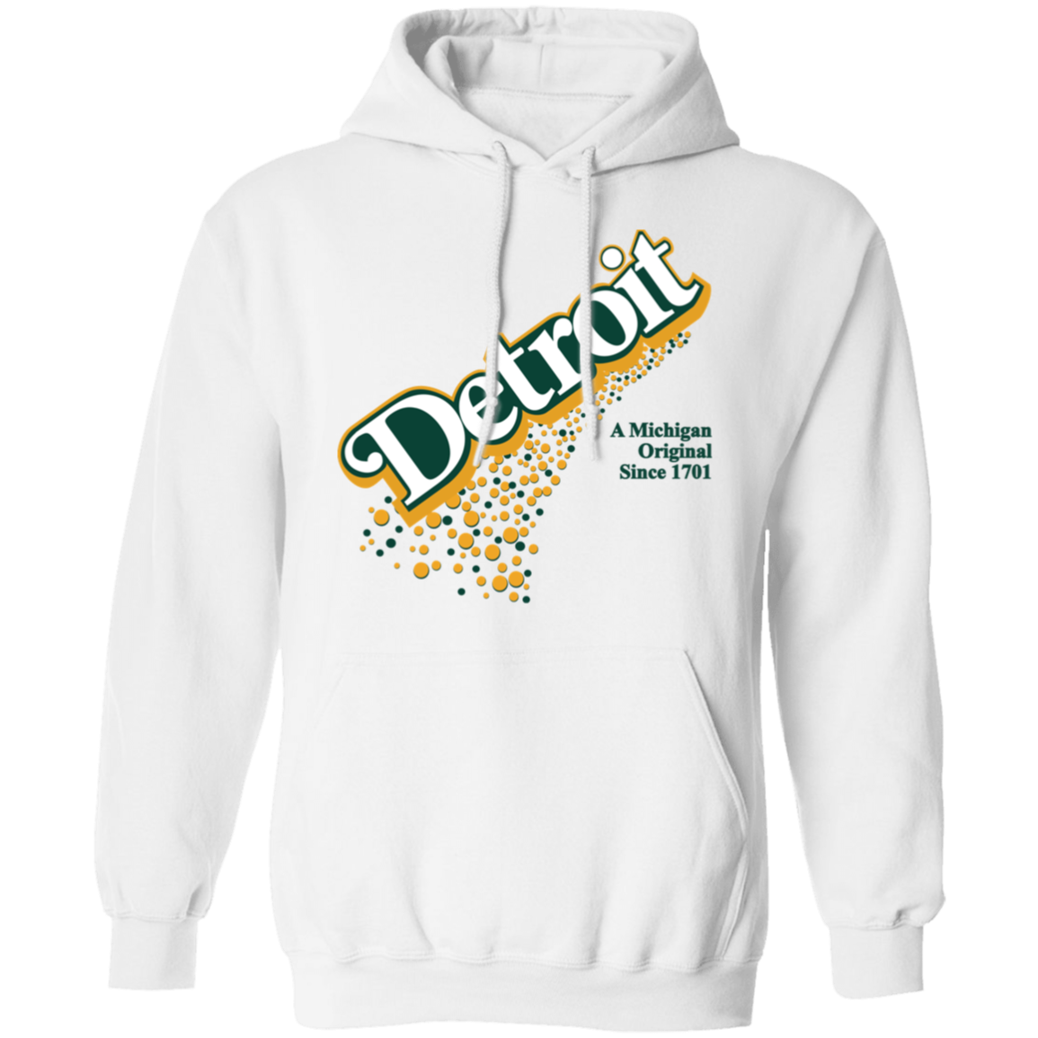Detroit Original - Green + Gold Unisex Classic Hoodie