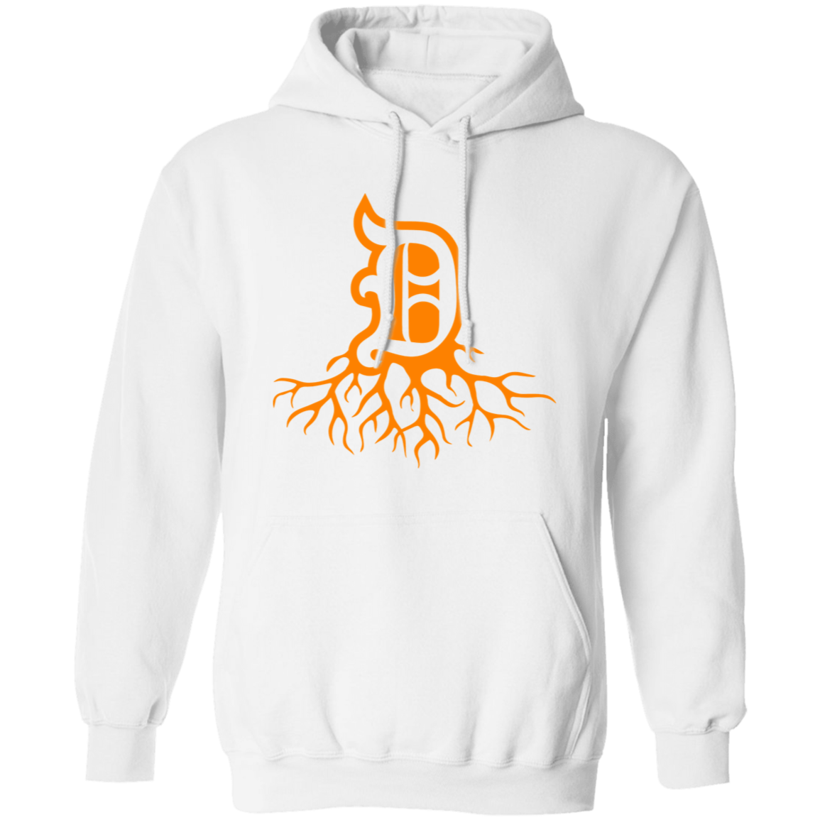 Detroit Roots - Orange Unisex Classic Hoodie