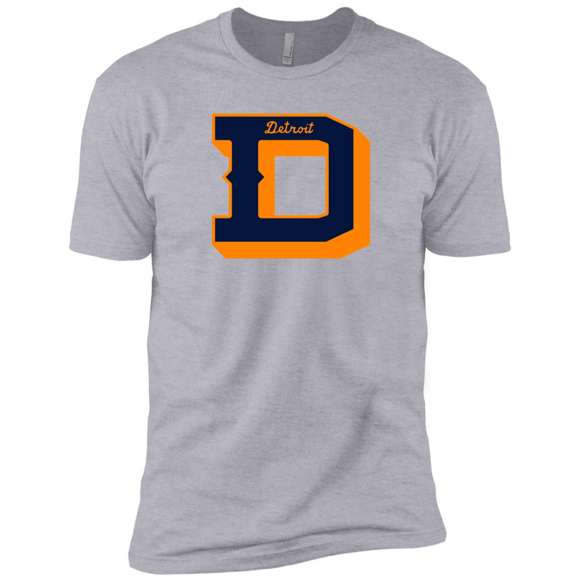 The D - Navy + Orange Kids Unisex T-Shirt