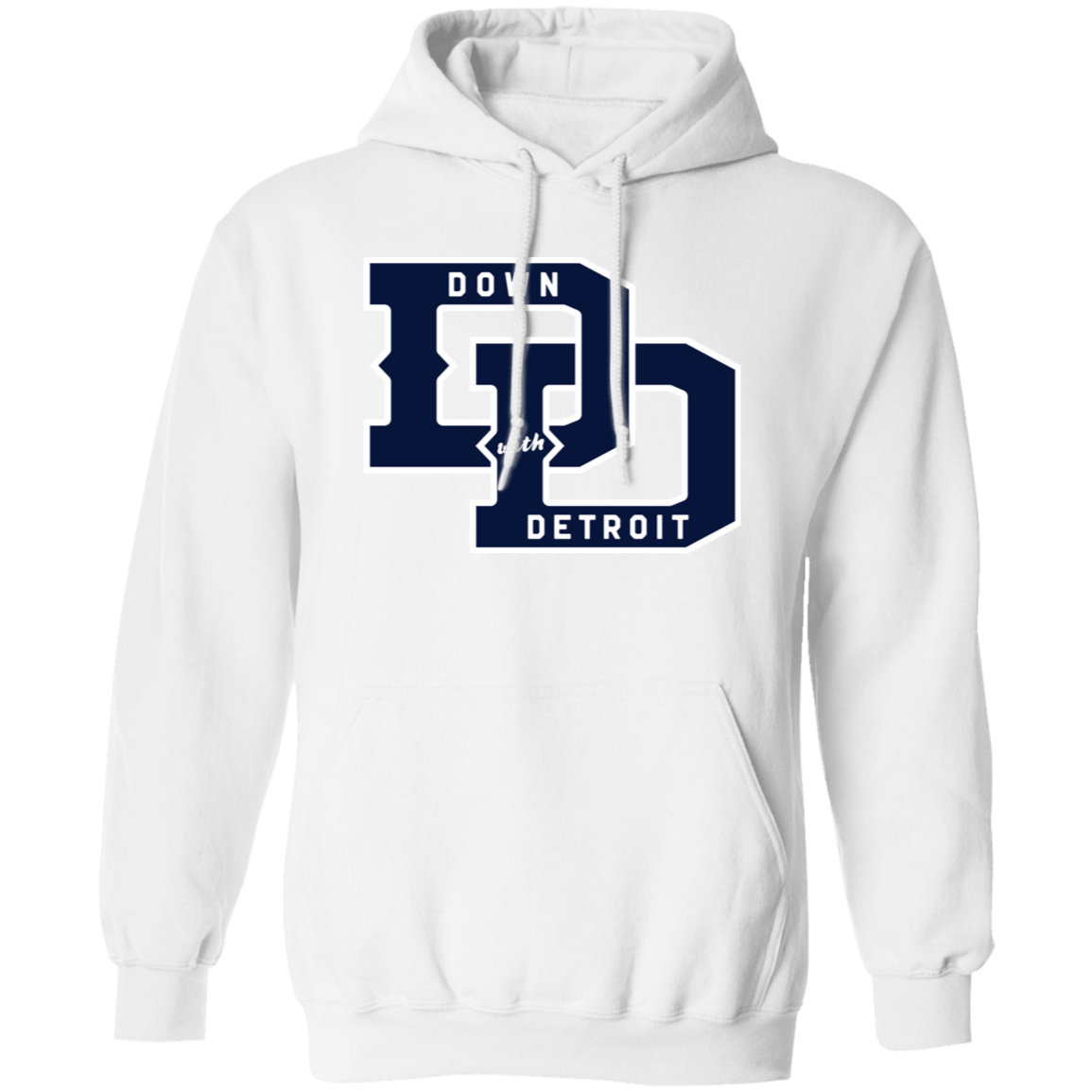 DWD Links - Navy + White Unisex Classic Hoodie