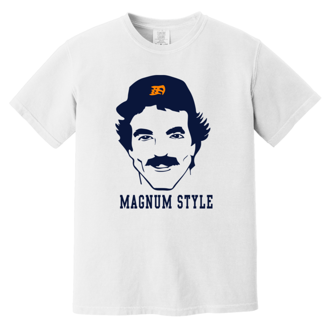 Magnum Style - Navy Vintage Wash T-Shirt