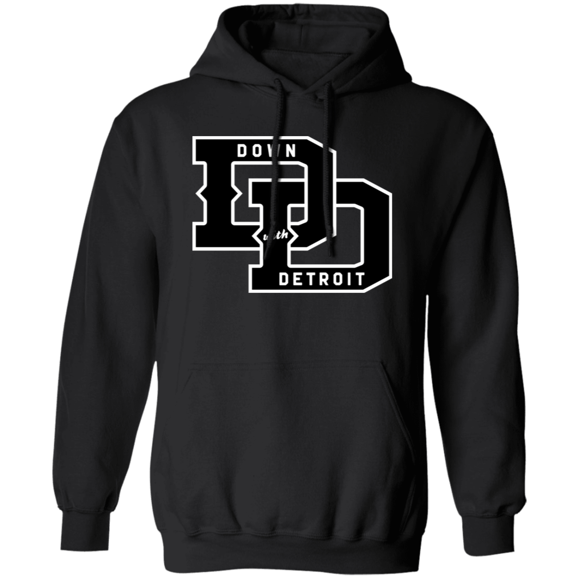 DWD Links - Black + White Unisex Classic Hoodie