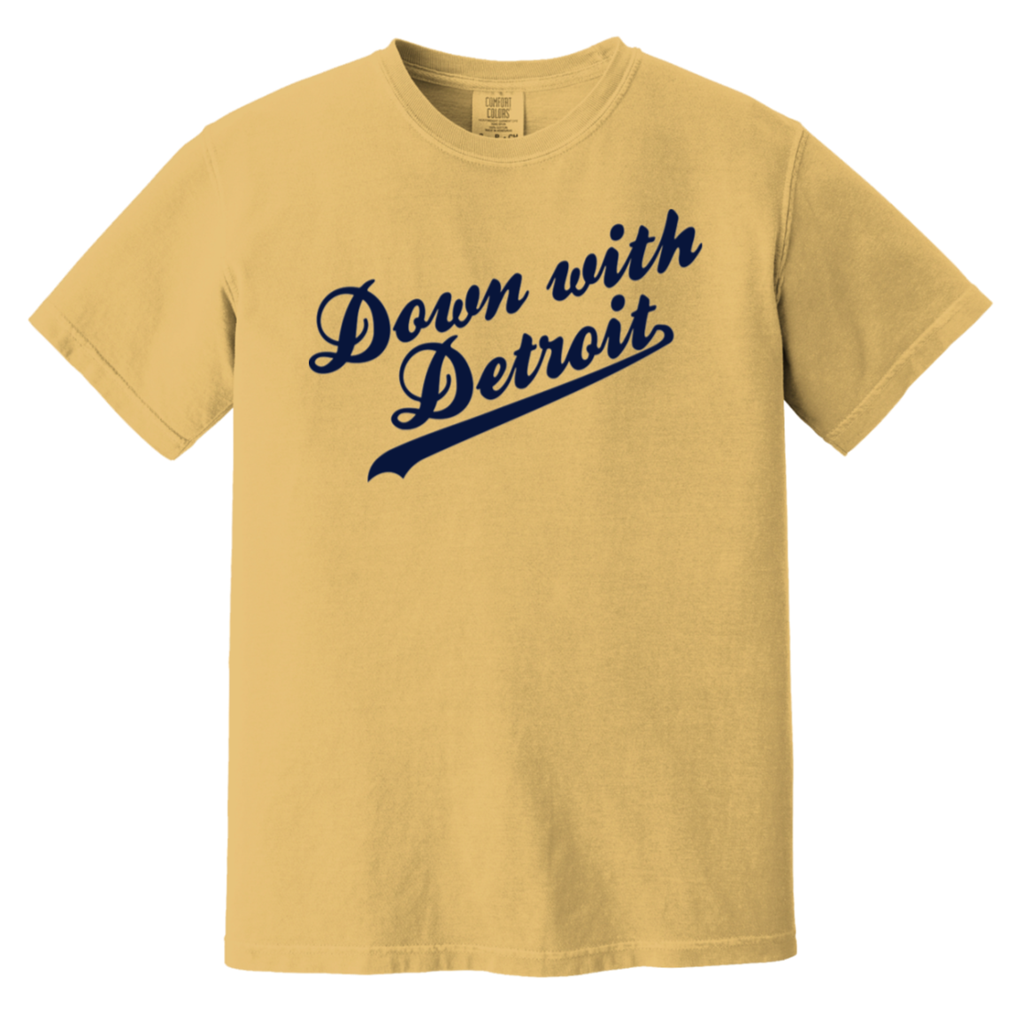 DWD Script - Navy Vintage Wash T-Shirt